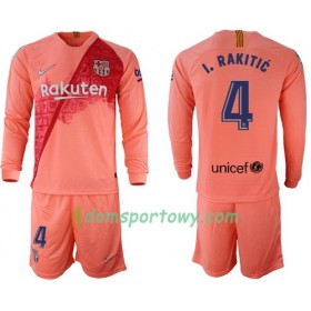 Koszulka FC Barcelona I.Rakitic 4 Dziecięcy Trzeci Koszulki Piłkarskie 2018-2019 Długi Rękaw